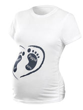 Load image into Gallery viewer, Foot Print Summer Simple Maternity Tops