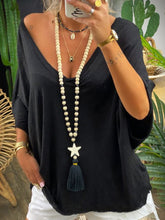 Load image into Gallery viewer, Solid Color Loose Simple Women's Tops