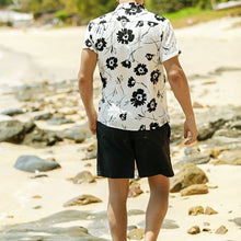 Load image into Gallery viewer, Floral Print Button Hawaiian Shirt