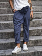 Load image into Gallery viewer, Relaxed Pockets Elastic Waist Maternity Bottom