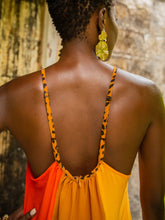 Load image into Gallery viewer, Women's Fashion Loose Contrast Color Backless Suspender Jumpsuit