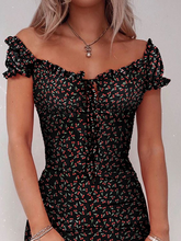 Load image into Gallery viewer, Women's Sexy Floral Mini Bodycon Dress