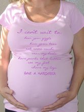 Load image into Gallery viewer, Maternity Casual Fun Letter Printed Short Sleeve Top