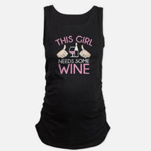 Load image into Gallery viewer, Plus Size Thumb Print In English Maternity Tops