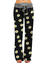 Load image into Gallery viewer, Sunflower Printed Wide Legs Maternity Bottom