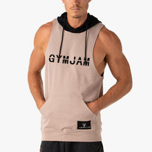 Load image into Gallery viewer, Men's Letter Printed Hooded Sports Vest