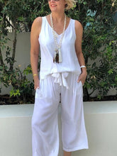 Load image into Gallery viewer, Cool Ice Silk Sleeveless Plue Size Women's Suits