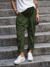 Load image into Gallery viewer, Relaxed Pockets Elastic Waist Maternity Bottom