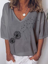 Load image into Gallery viewer, Dandelion Daisy Print Women's Tops