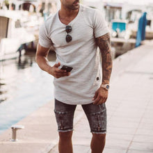 Load image into Gallery viewer, Solid Color Street Casual Fitness Loose T-shirt