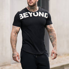 Load image into Gallery viewer, Men's Casual Letter Printed Round Neck Short Sleeve T-Shirt