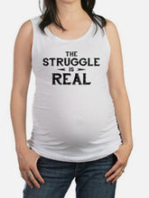 Load image into Gallery viewer, English Printing Simple Breathable Maternity Tops