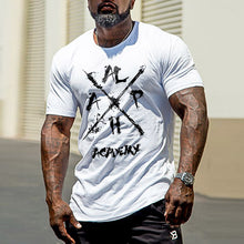 Load image into Gallery viewer, Men's Cotton Stretch Crew Neck Sports T-Shirt