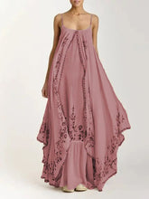 Load image into Gallery viewer, Women's Fashion Bohemian Embroidered Suspender Dress