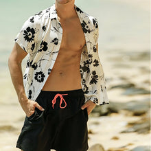 Load image into Gallery viewer, Floral Print Button Hawaiian Shirt