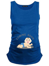 Load image into Gallery viewer, Maternity Cute Baby Print Sleeveless Vest