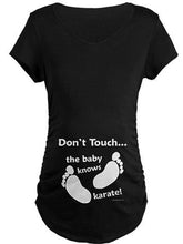 Load image into Gallery viewer, Maternity Casual Fun Baby Printed Short-sleeved T-shirt