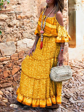 Load image into Gallery viewer, Bohemian Long Holiday Women's Dress