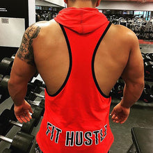 Load image into Gallery viewer, Men's Casual Sports Hooded Printed Sleeveless Vest T-shirt