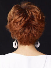 Load image into Gallery viewer, Red Hair Fluffy Curls Hair Oblique Bangs Short Hair