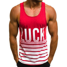 Load image into Gallery viewer, Digital Letter Printed Round Neck Sleeveless Vest