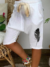 Load image into Gallery viewer, Beach Cotton Linen Printing Maternity Bottom