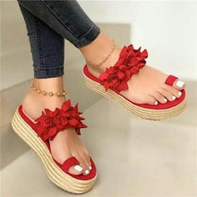 Load image into Gallery viewer, Hemp Rope Thick Bottom Slippers
