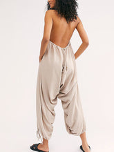 Load image into Gallery viewer, Women's Fashion Suspenders Solid Color Jumpsuit