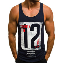 Load image into Gallery viewer, Digital Letter Printed Round Neck Sleeveless Vest
