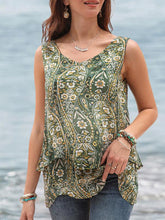 Load image into Gallery viewer, Maternity Casual Loose Floral Print Sleeveless T-shirt