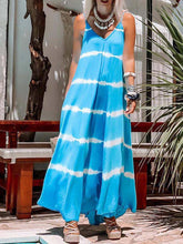 Load image into Gallery viewer, V-neck Loose Casual Plus Size Dress