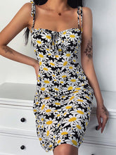 Load image into Gallery viewer, Women's Sexy Daisy Floral Mini Bodycon Dress
