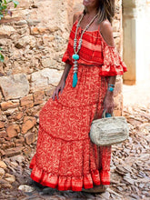 Load image into Gallery viewer, Bohemian Long Holiday Women's Dress