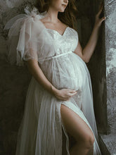 Load image into Gallery viewer, Maternity Elegant Soft Yarn Tube Top Photo Dress