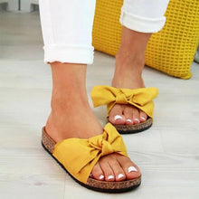 Load image into Gallery viewer, Flat-top Open-toe Plus Size Slippers