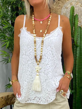 Load image into Gallery viewer, Lace Casual Sleeveless Simple Women's Tops