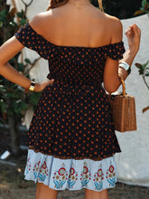 Load image into Gallery viewer, Maternity Strapless Floral Lace Short Sleeve Dress