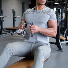 Load image into Gallery viewer, Men's Casual Letter Printed Round Neck Short Sleeve T-Shirt