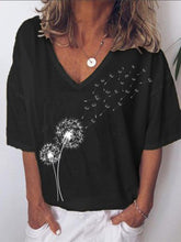 Load image into Gallery viewer, Dandelion Daisy Print Women's Tops