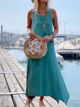 Load image into Gallery viewer, Plus Size Sleeveless Dress