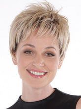 Load image into Gallery viewer, Women's Golden Gradient Short Straight Hair Wig