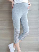 Load image into Gallery viewer, Lace Fight Bottom Support Maternity Leggings