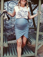 Load image into Gallery viewer, Printed Split Suit Maternity Dress