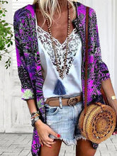 Load image into Gallery viewer, Fashion Printed Sunscreen Clothing Loose Thin Casual Jacket