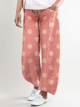 Load image into Gallery viewer, Dot Print Wide Leg Loose Maternity Bottom