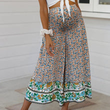 Load image into Gallery viewer, Features Leisurely Printing Loose Maternity Bottom
