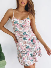 Load image into Gallery viewer, Women's Sexy Casual Floral Print Sleeveless Dress