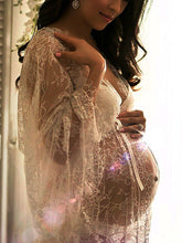 Load image into Gallery viewer, Maternity Dress Elegant Lace Photo Dress