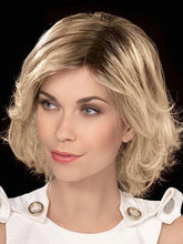 Load image into Gallery viewer, Blond Hair Fluffy Staight Hair Oblique Bangs Short Hair