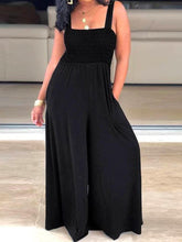 Load image into Gallery viewer, Women's Casual Square Collar Loose Sleeveless Jumpsuit